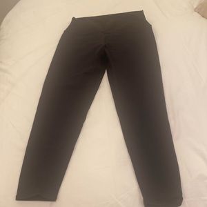 ALO Yoga Black 7/8 High Waist  Airbrush Leggings Size XL